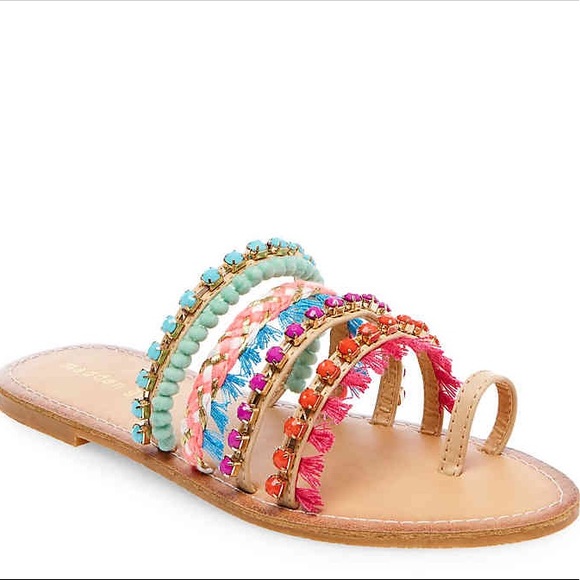 Madden Girl Shoes - SALE ‘MADDEN GIRL’ Stones & Tassel Sandals w/ BOX